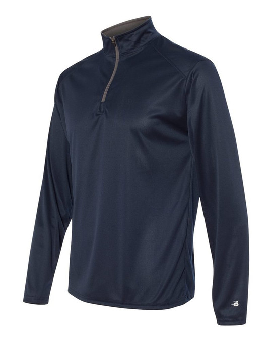 Badger 4102 - Pullover B-Core cierre tres cuartos