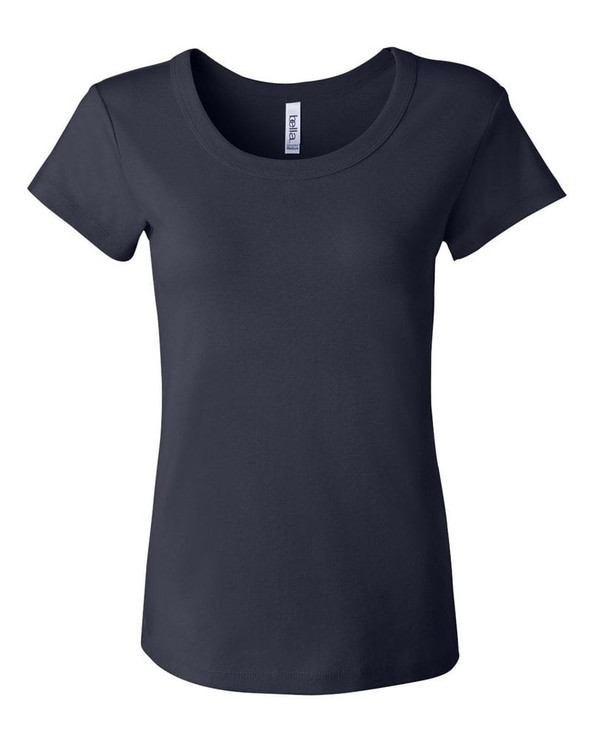 Bella+Canvas 1003 - Ladies' Baby Rib Short Sleeve Scoopneck T-Shirt