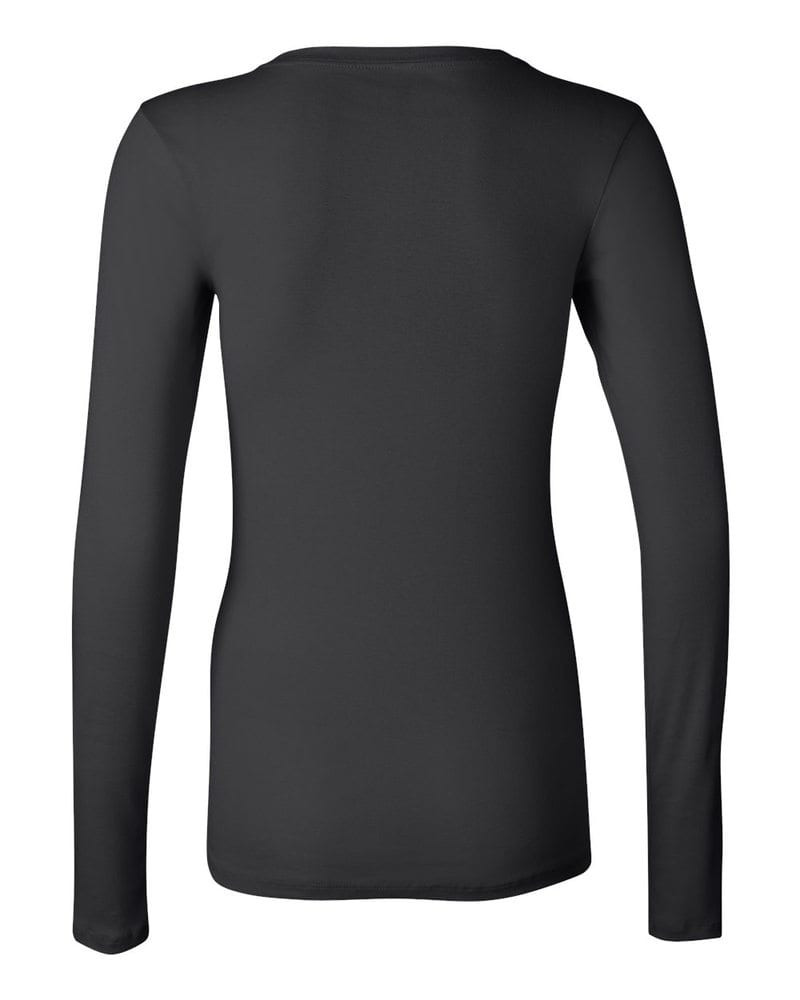 Bella+Canvas 8751 - Women's Long Sleeve Sheer Mini Rib Tee