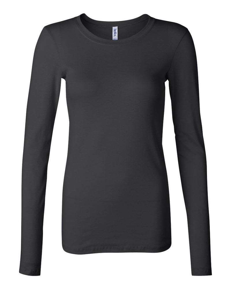 Bella+Canvas 8751 - Women's Long Sleeve Sheer Mini Rib Tee