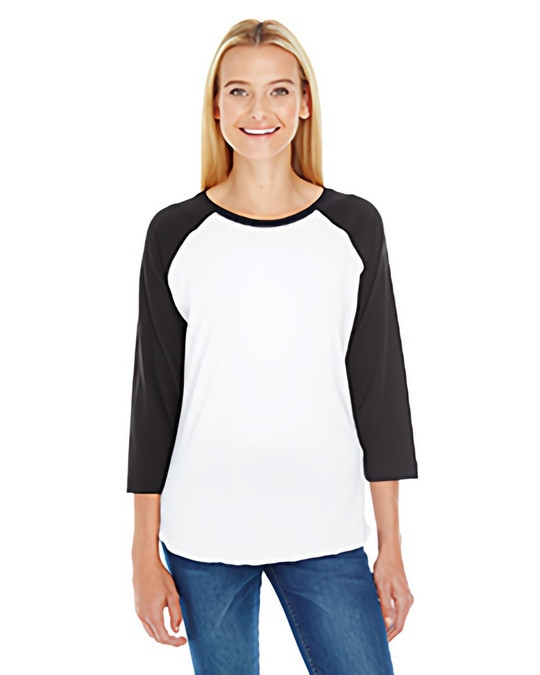 LAT 3530 - Remera jersey de baseball de manga tres cuartos