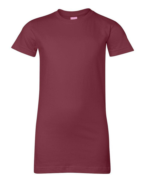 LAT 3616 - Junior Fit Fine Jersey Longer Length T-Shirt
