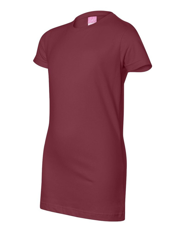LAT 3616 - Junior Fit Fine Jersey Longer Length T-Shirt