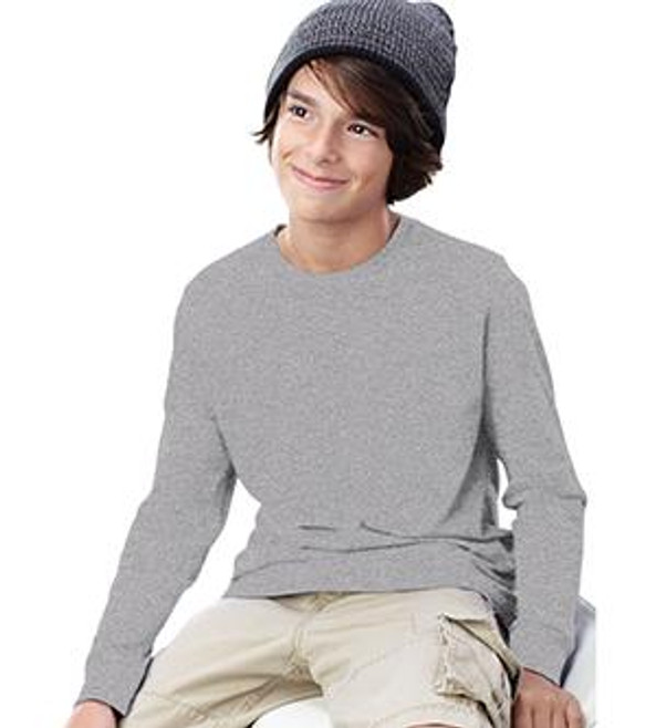 LAT 6201 - Youth Fine Jersey Long Sleeve T-Shirt