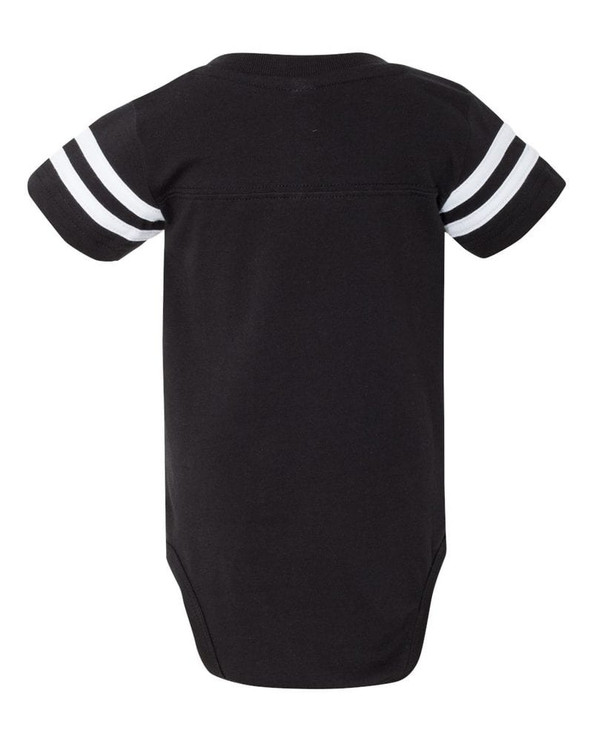 Rabbit Skins 4437 - Infant Football Fine Jersey Bodysuit