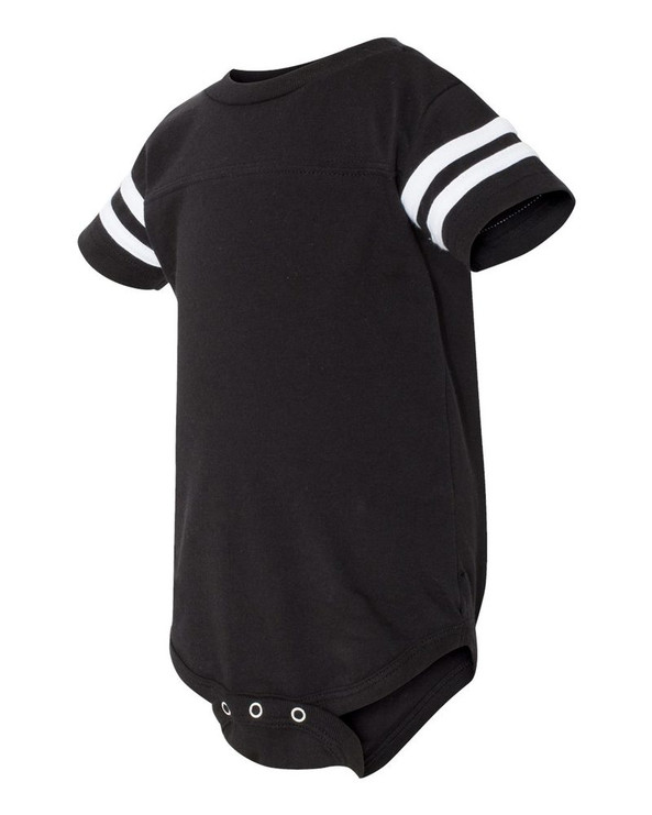 Rabbit Skins 4437 - Infant Football Fine Jersey Bodysuit