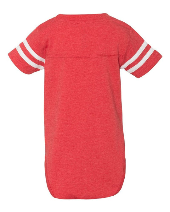 Rabbit Skins 4437 - Infant Football Fine Jersey Bodysuit