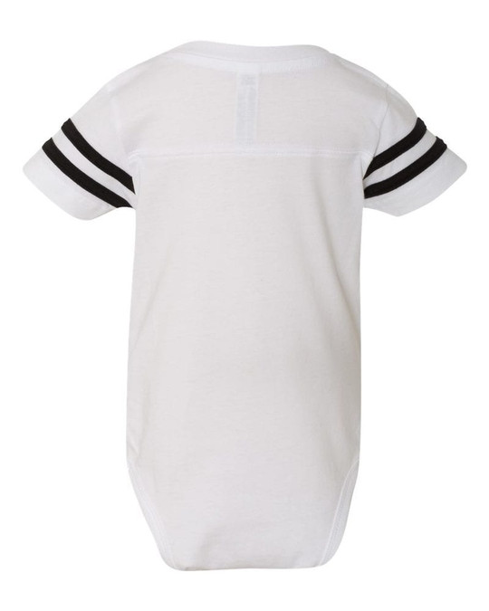 Rabbit Skins 4437 - Infant Football Fine Jersey Bodysuit
