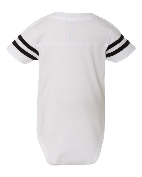 Rabbit Skins 4437 - Infant Football Fine Jersey Bodysuit