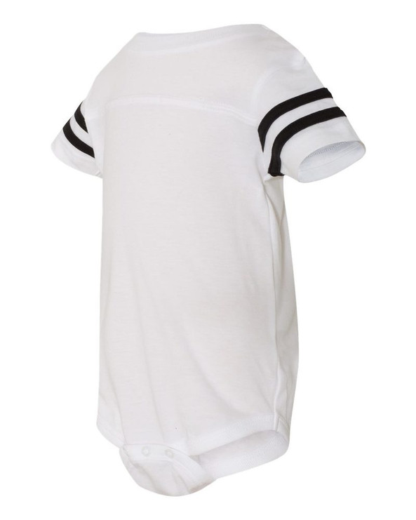 Rabbit Skins 4437 - Infant Football Fine Jersey Bodysuit