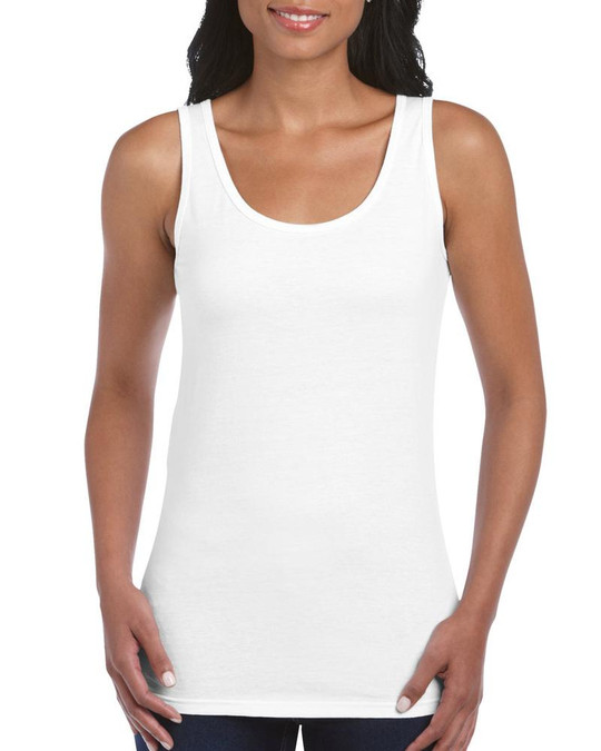 Gildan GN642 - Softstyle ™ mouwloos hemd voor dames