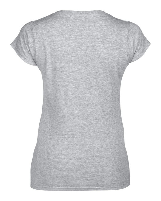 Gildan GN647 - T-Shirt Femme Col V 100% Coton