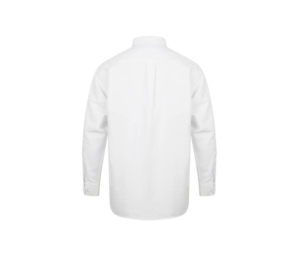 Henbury HY510 - Classic Oxford overhemd met Lange Mouw