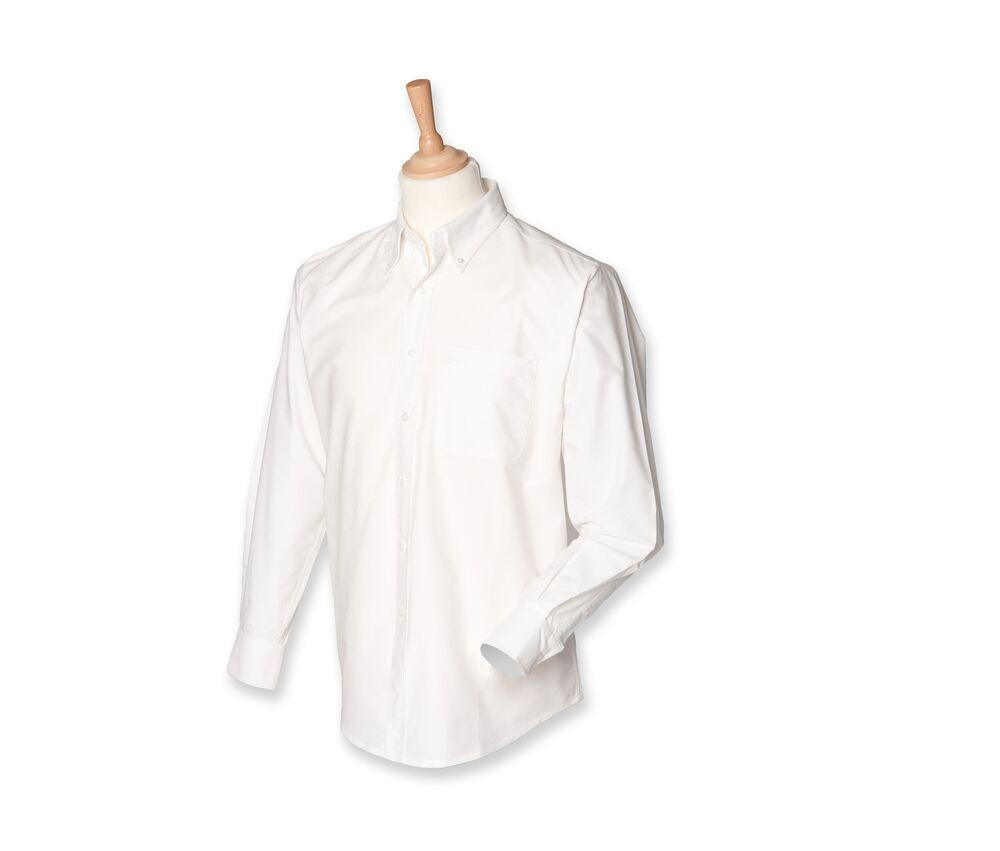 Henbury HY510 - Classic Oxford overhemd met Lange Mouw