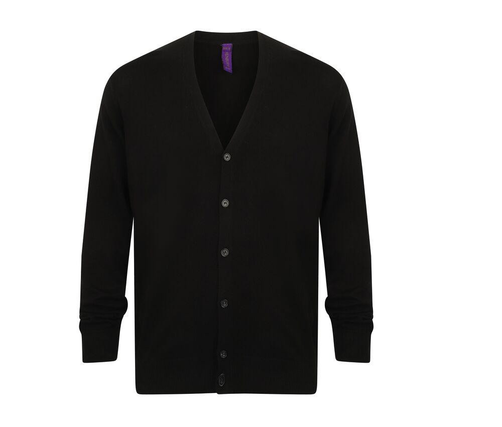 Henbury HY722 - Cardigan con scollo a V da uomo