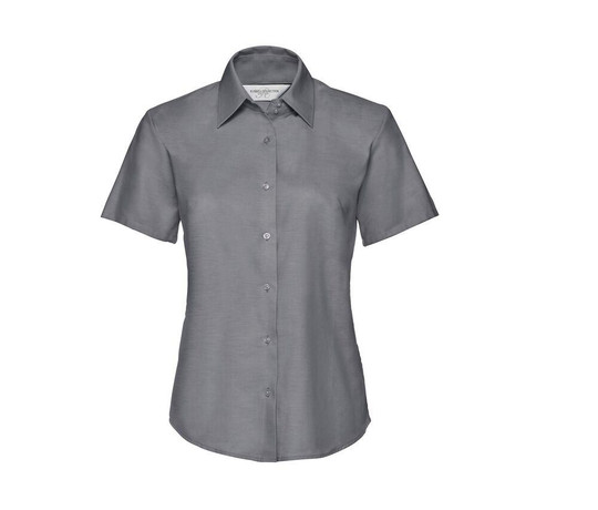 Russell Collection JZ33F - Easy Care Oxford Overhemd Met Korte Mouw