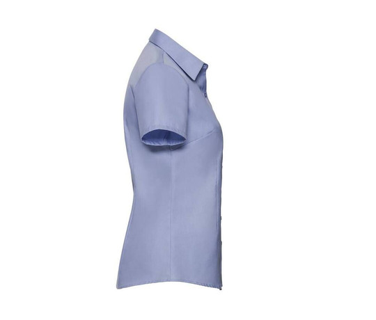 Russell Collection JZ63F - Ladies' Short Sleeve Herringbone Shirt