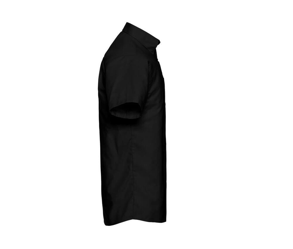 Russell Collection JZ933 - Chemise Manche Courte Homme Oxford Coton