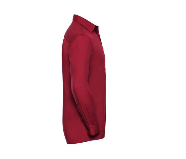 Russell Collection JZ934 - Men's Long Sleeve Polycotton Easy Care Poplin Shirt