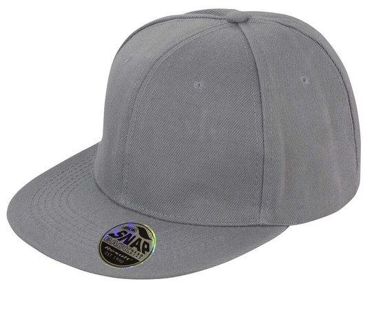 Result RC083 - Bronx Flat Peak Snapback Cap