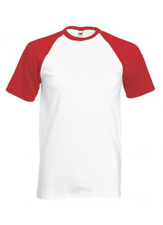 Fruit of the Loom SC237 - Baseball-T-Shirt