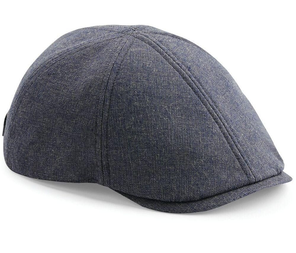 Casquette Plate Newsboy Vintage Pour Homme - 8 Panneaux, Réglable 56-60 Cm, Mélange Coton/polyester, Bleu - 3
