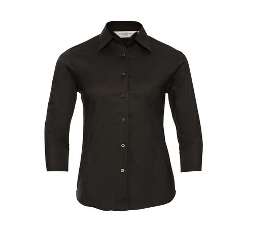 Russell Collection JZ46F - 3/4 Ärmel Bluse Damen