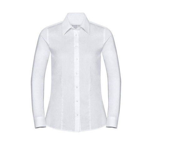 Russell Collection JZ62F - Ladies' Long Sleeve Easy Care Oxford Shirt