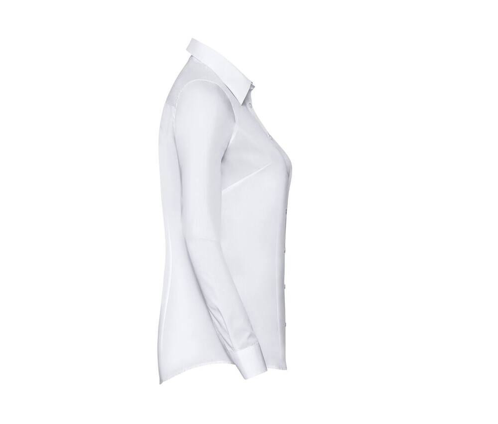 Russell Collection JZ62F - Easy Care Oxford Overhemd Met Lange Mouw