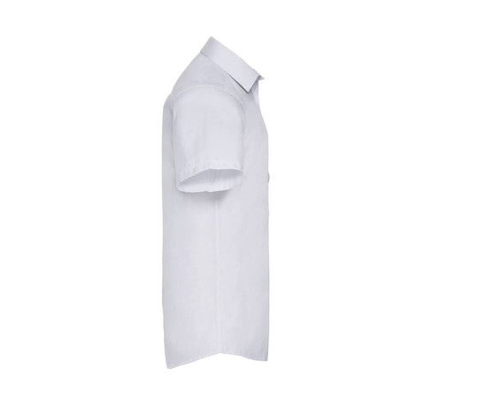 Russell Collection JZ963 - Mens' Short Sleeve Herringbone Shirt