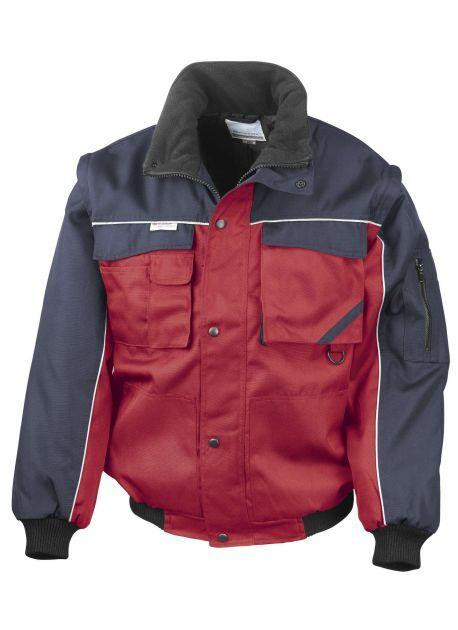 Result RS071 - Giacca Workguard Zip Sleeve Heavy Duty