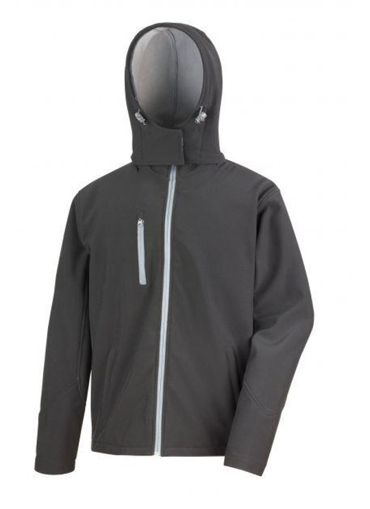 Result RS230 - Veste à Capuche Homme Fermeture Éclair