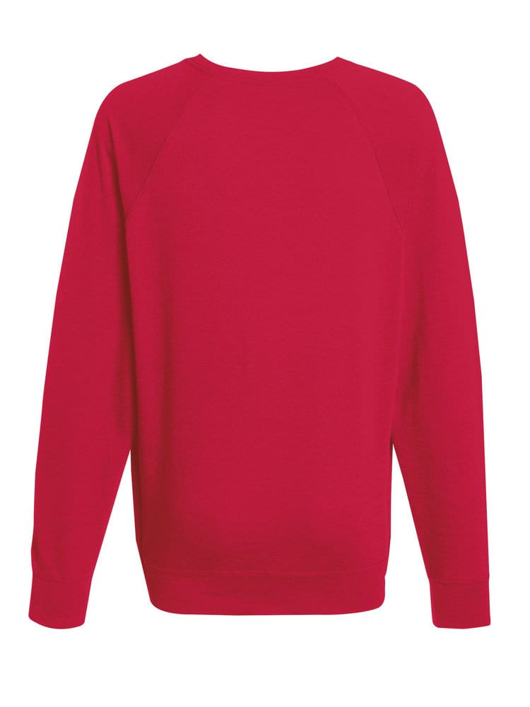 Fruit of the Loom SC360 - Felpa uomo raglan leggera