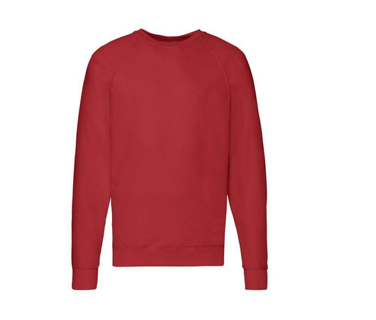 Fruit of the Loom SC360 - Felpa uomo raglan leggera