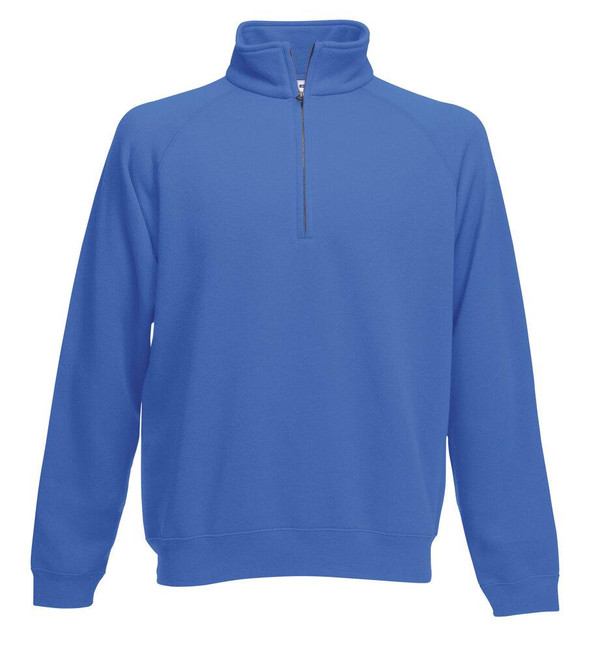 sweat homme col zippé