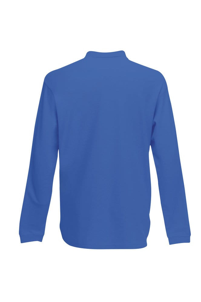 Fruit of the Loom SC384 - Polo Manches Longues Homme Premium