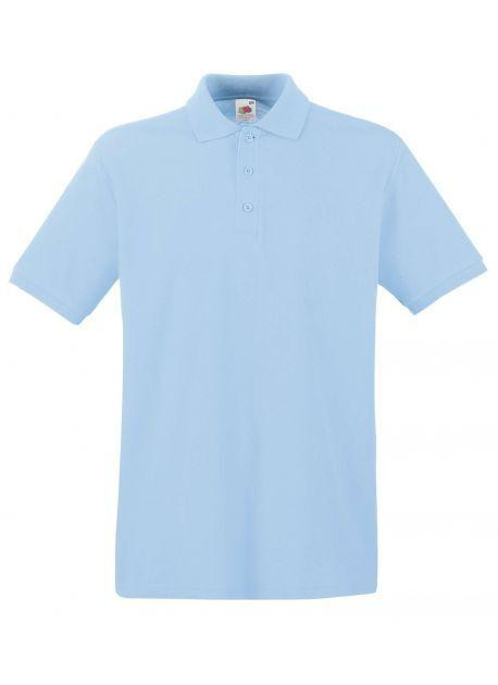 Fruit of the Loom SC385 - Men's Premium 100% Cotton Polo Shirt