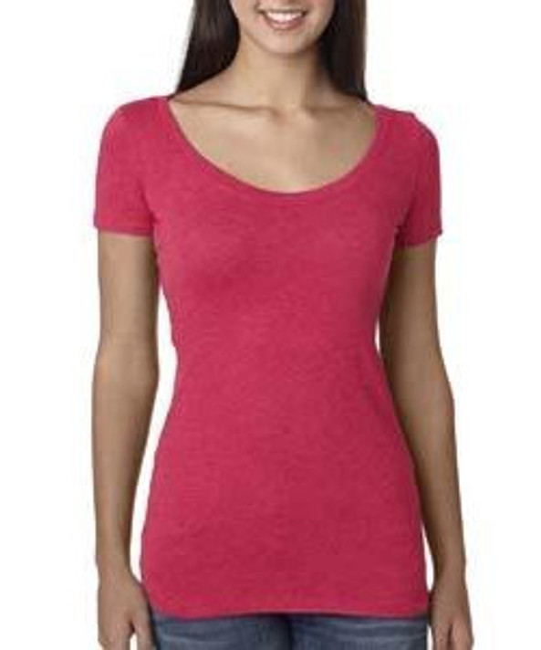Next Level 6730 - Ladies' Triblend Scoop