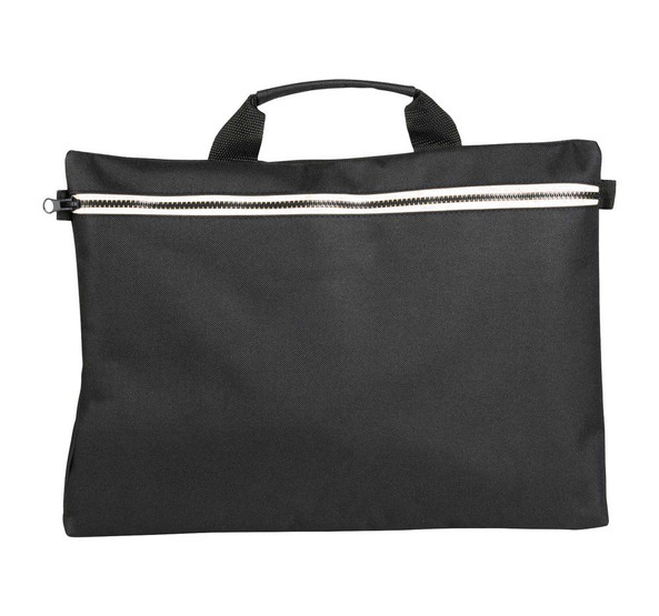 Black&Match BM901 - Torebka z kontrastowym zamkiem