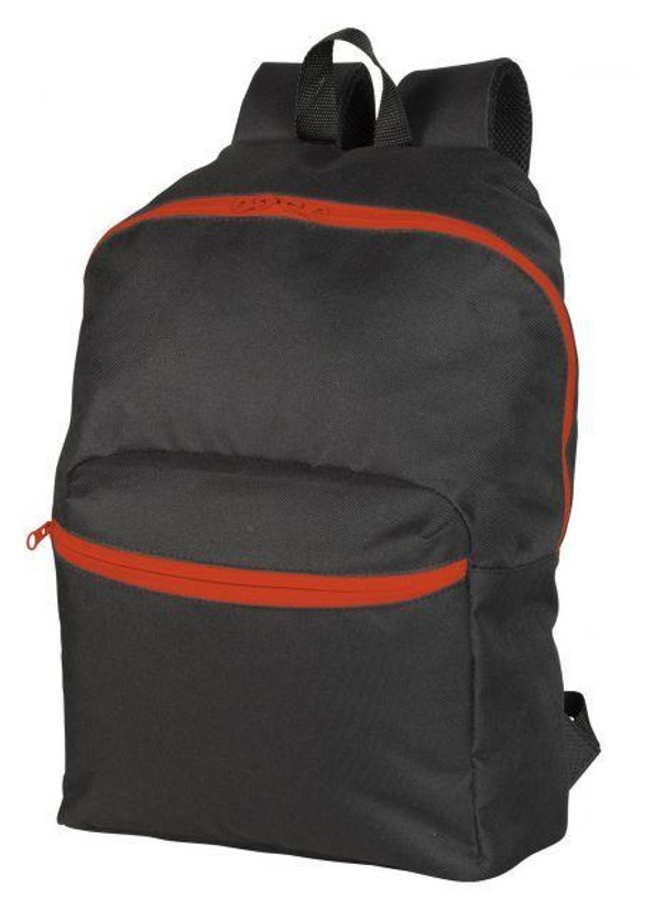 Black&Match BM903 - Dzienny plecak z kontrastowym zamkiem