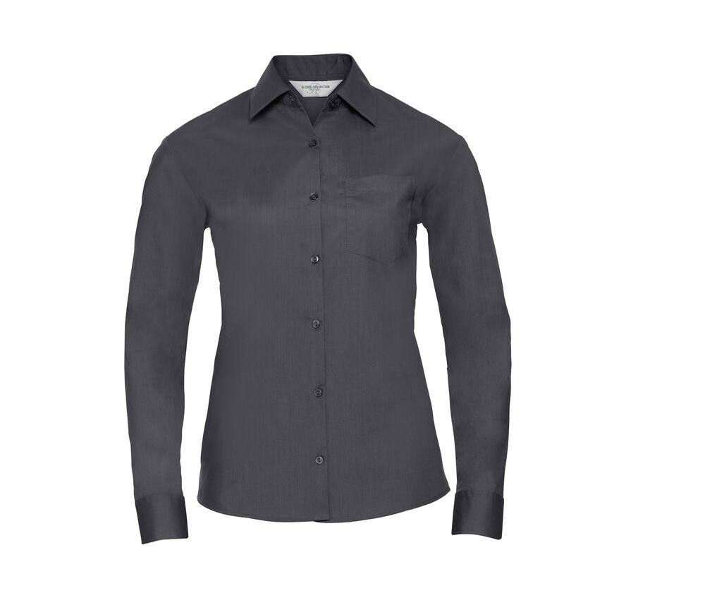 Russell Collection JZ34F - Women's Poplin Shirt