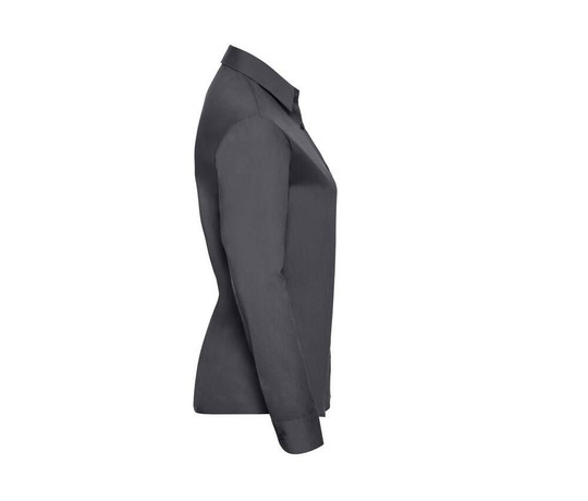 Russell Collection JZ34F - Damen Langarm Bluse Popeline