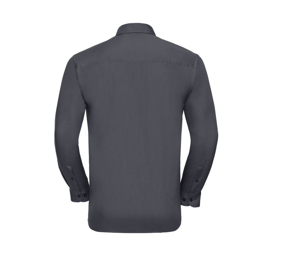 Russell Collection JZ934 - Men's Long Sleeve Polycotton Easy Care Poplin Shirt