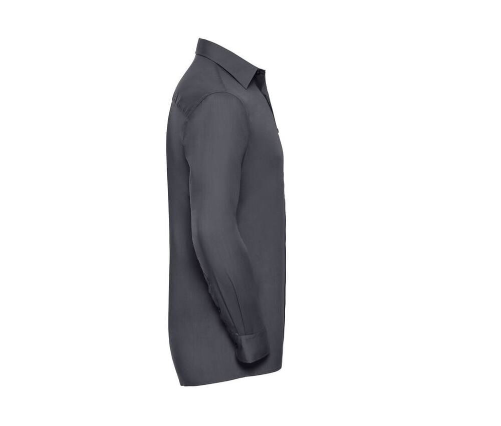 Russell Collection JZ934 - Men's Long Sleeve Polycotton Easy Care Poplin Shirt