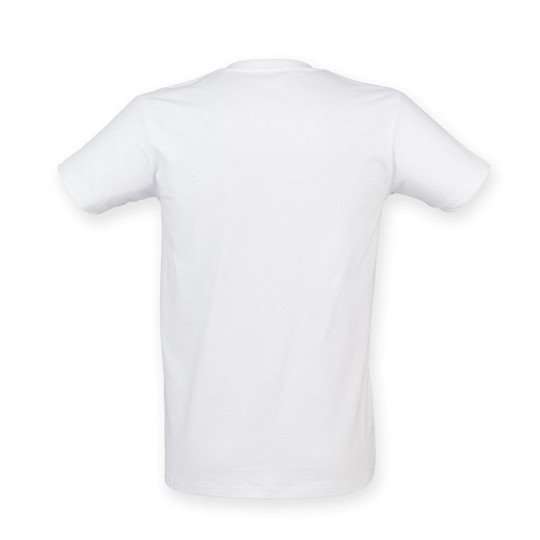 Skinnifit SF122 - Tee-Shirt Col V Homme Stretch en Coton