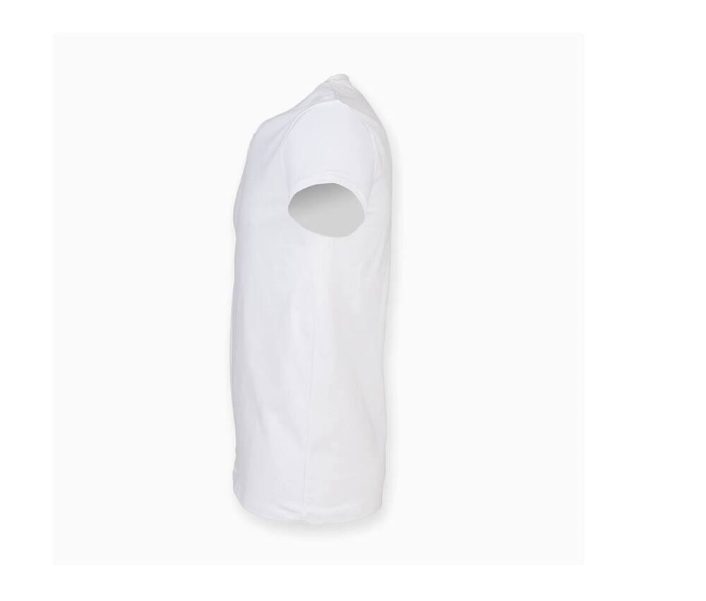 Skinnifit SF122 - Herren Stretch Cotton V-Ausschnitt T-Shirt