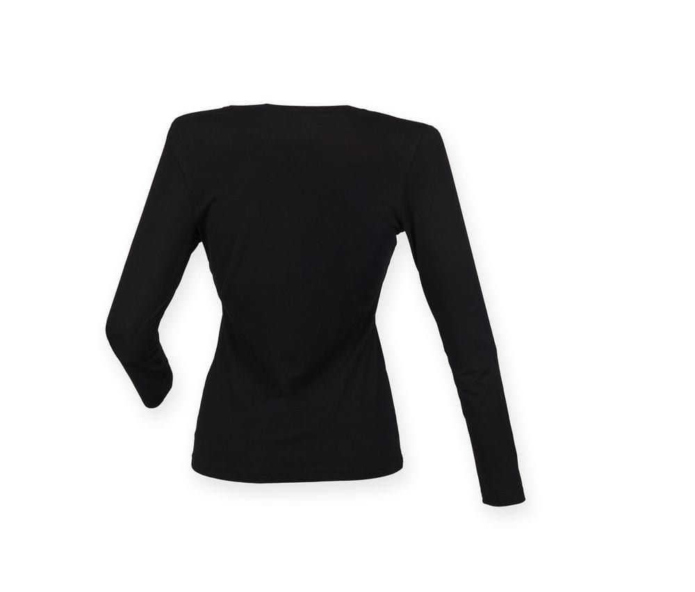 Skinnifit SK124 - Women's long-sleeved stretch T-shirt