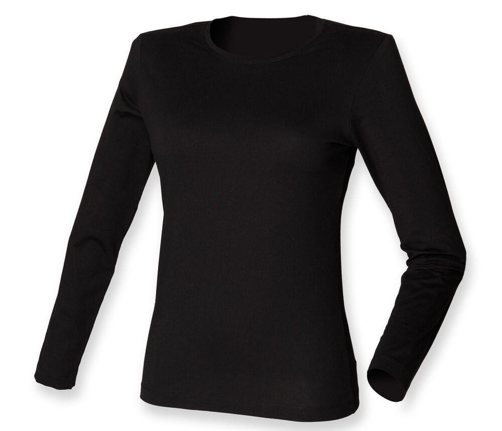 Skinnifit SK124 - Women's long-sleeved stretch T-shirt