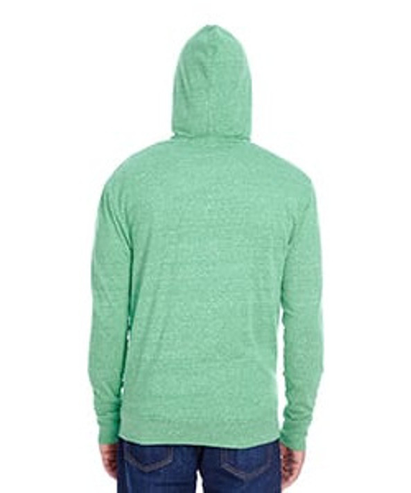 Threadfast 302Z - Unisex Triblend Full-Zip Light Hoodie