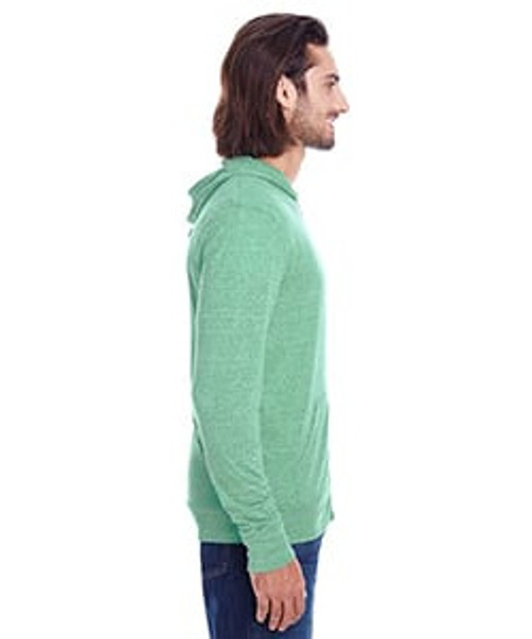 Threadfast 302Z - Unisex Triblend Full-Zip Light Hoodie
